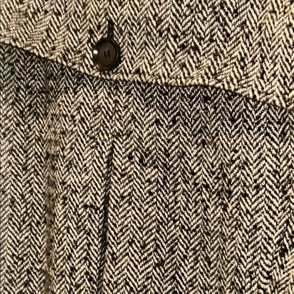 Moda International Black and Gray Peacoat with Structured Collar - Picture 7 of 12